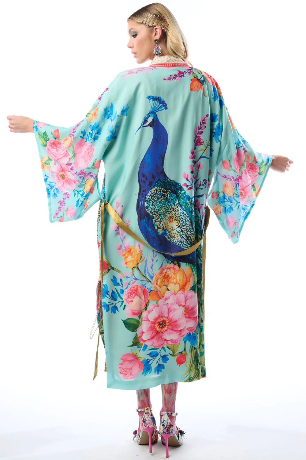 Kimono Blossom Fantasy Celeste