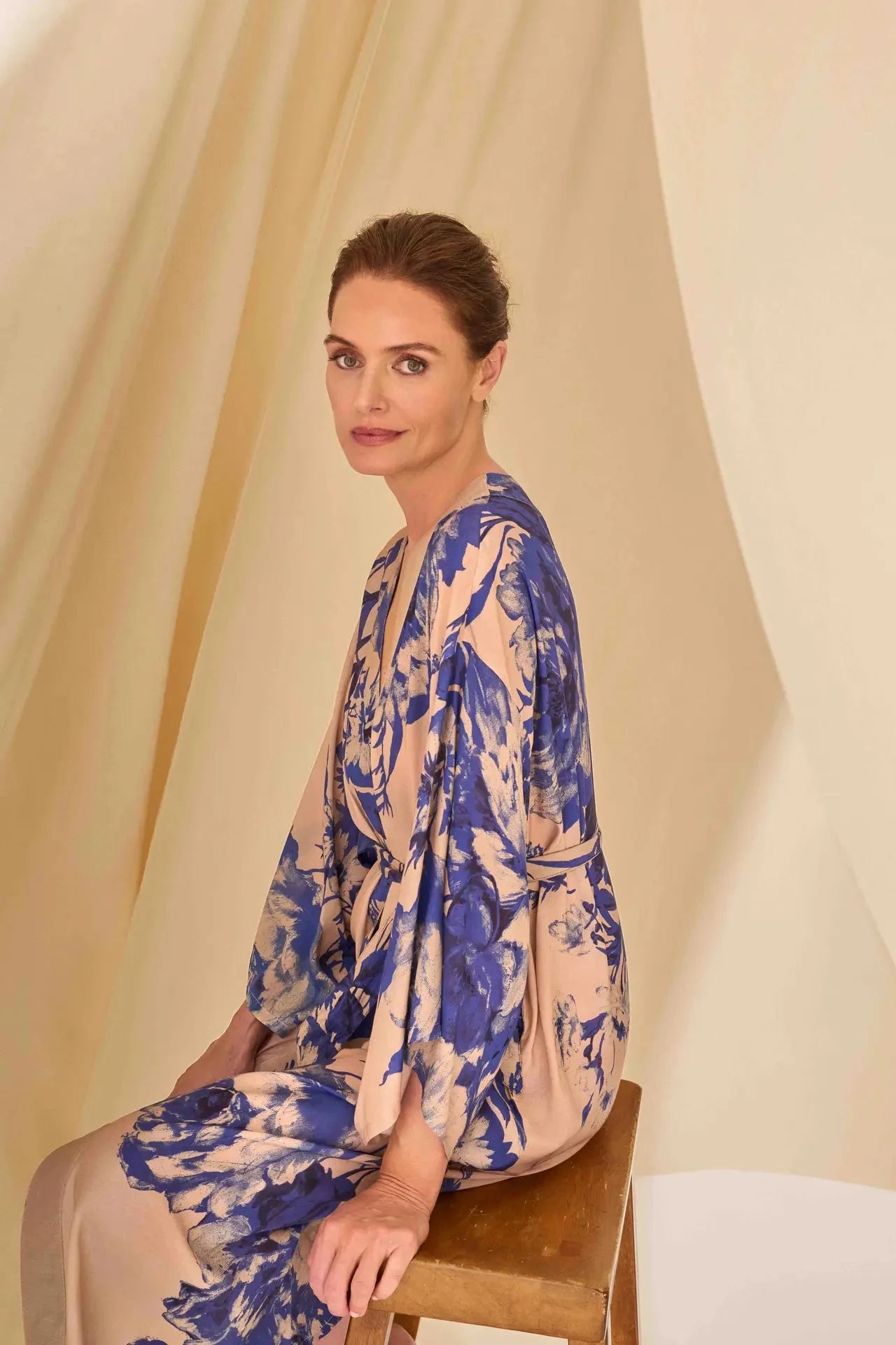 Kimono Blue Blooms