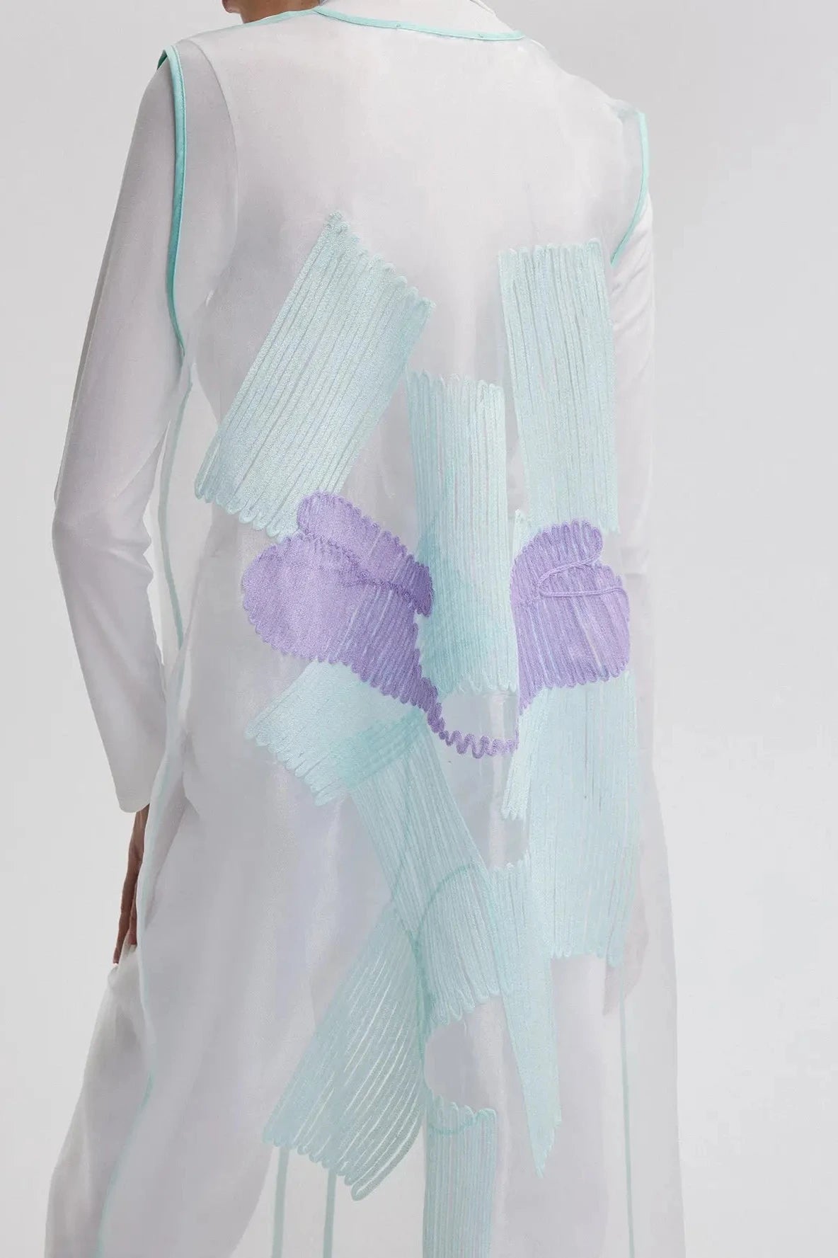 Chaleco de Organza