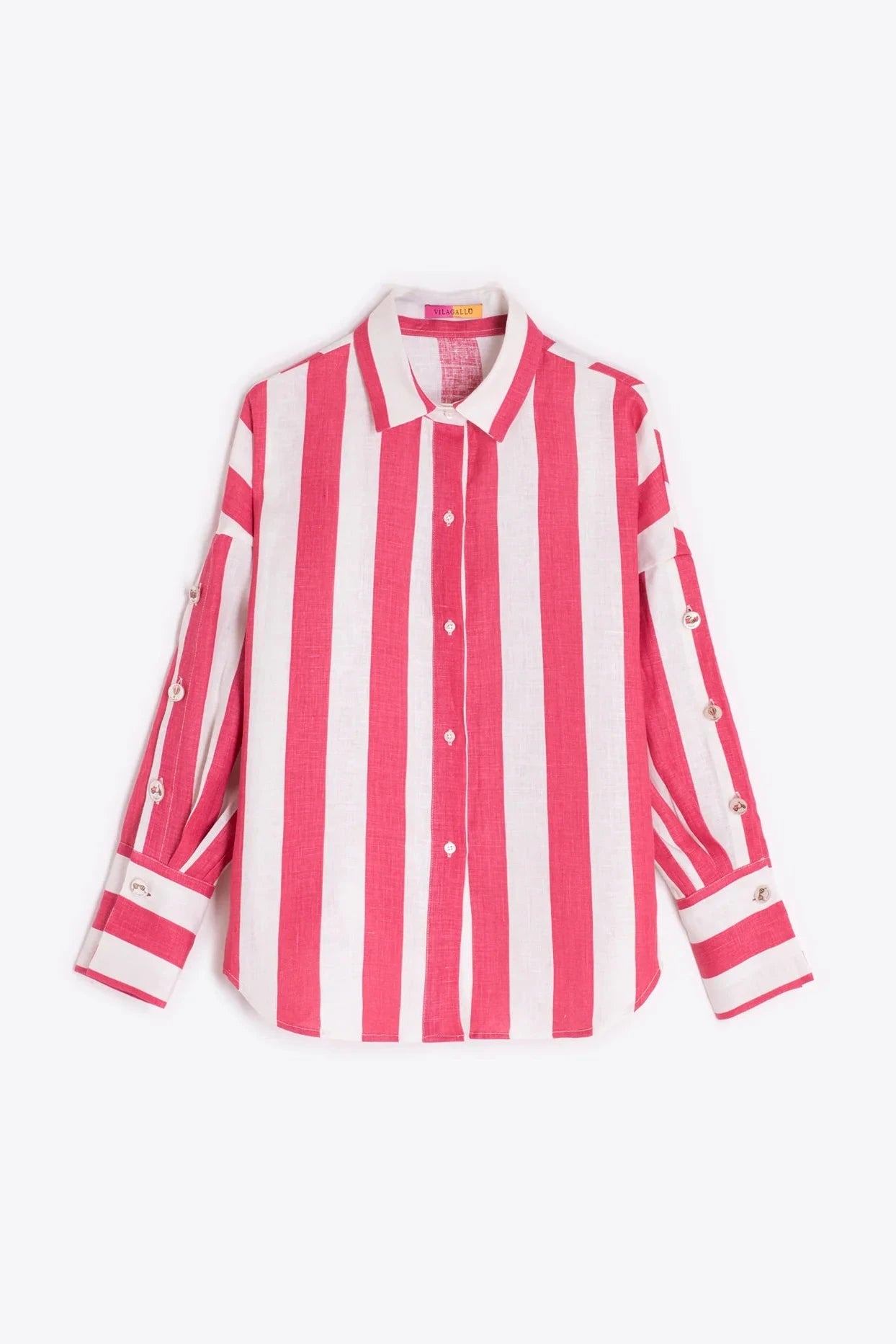 Camisa Rayas Rojo y Blanco