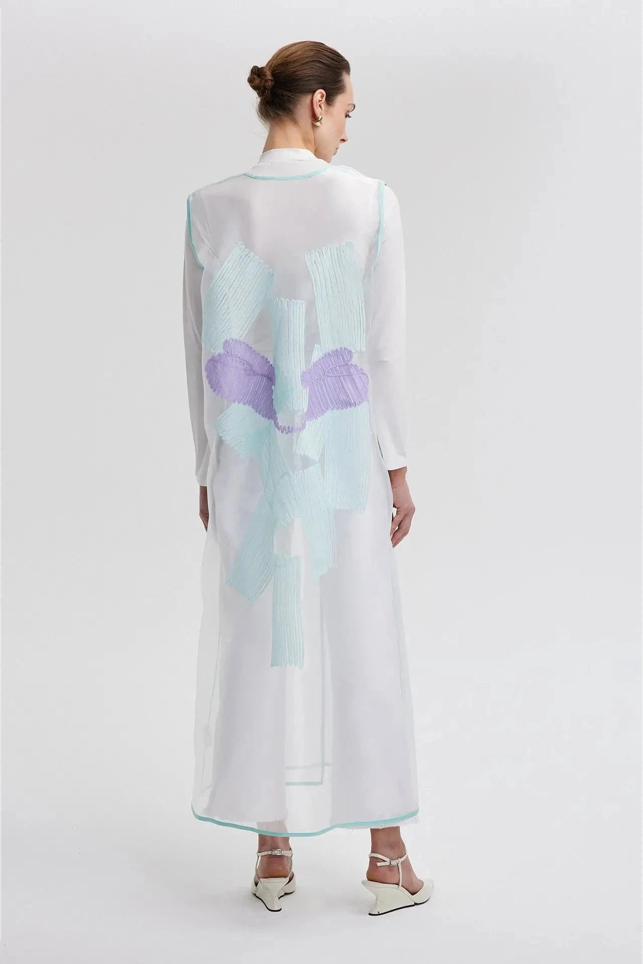 Chaleco de Organza