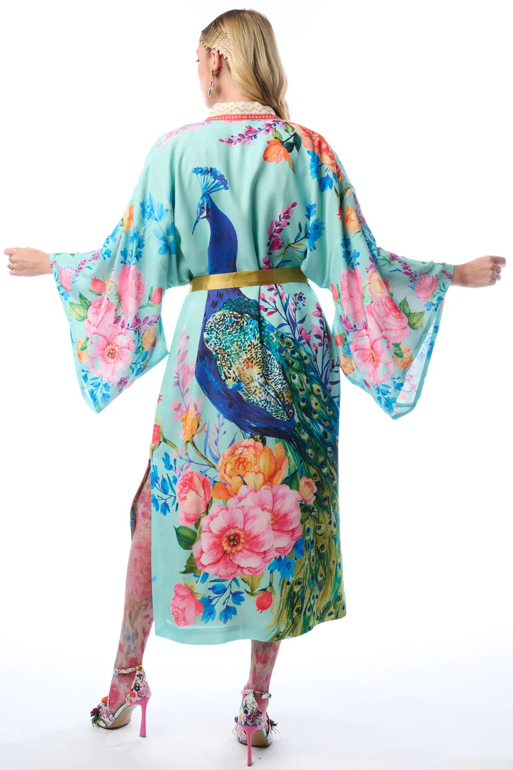 Kimono Blossom Fantasy Celeste