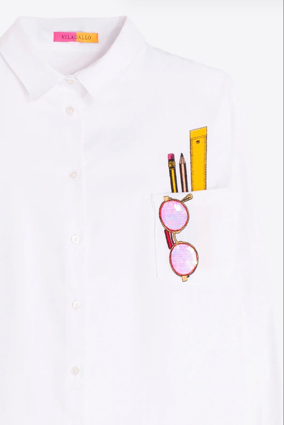 Camisa Gafas Bordada
