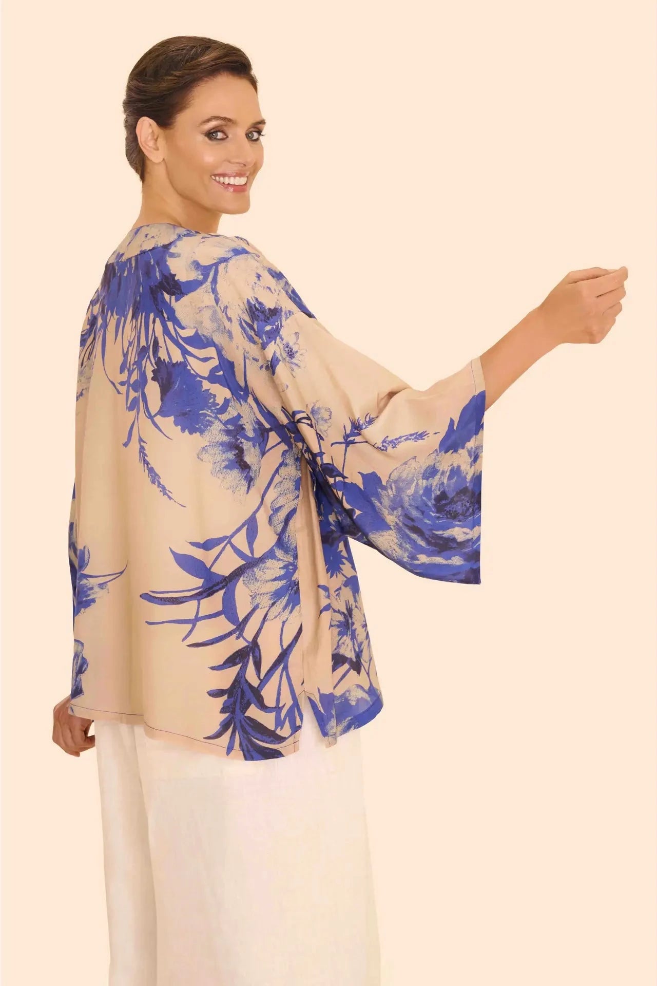 Kimono Blue Blooms