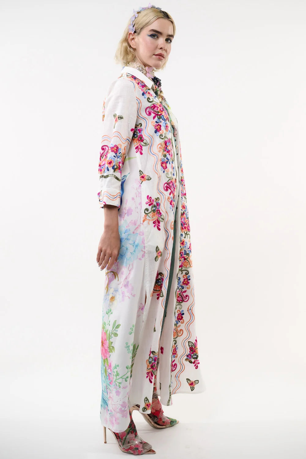 Vestido Beauty Blanco Floral