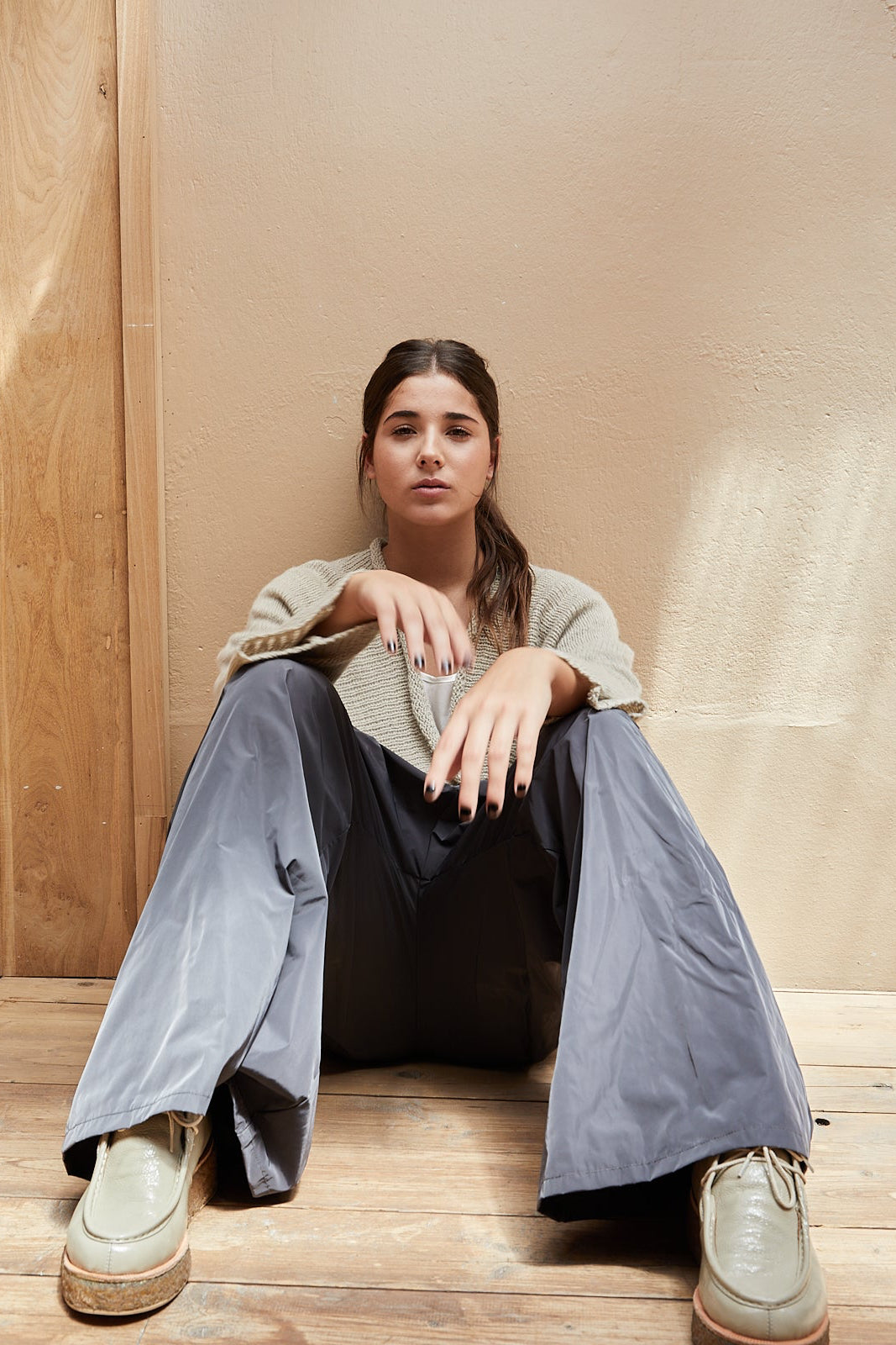 Pantalón Amelie Bolsillos Gris