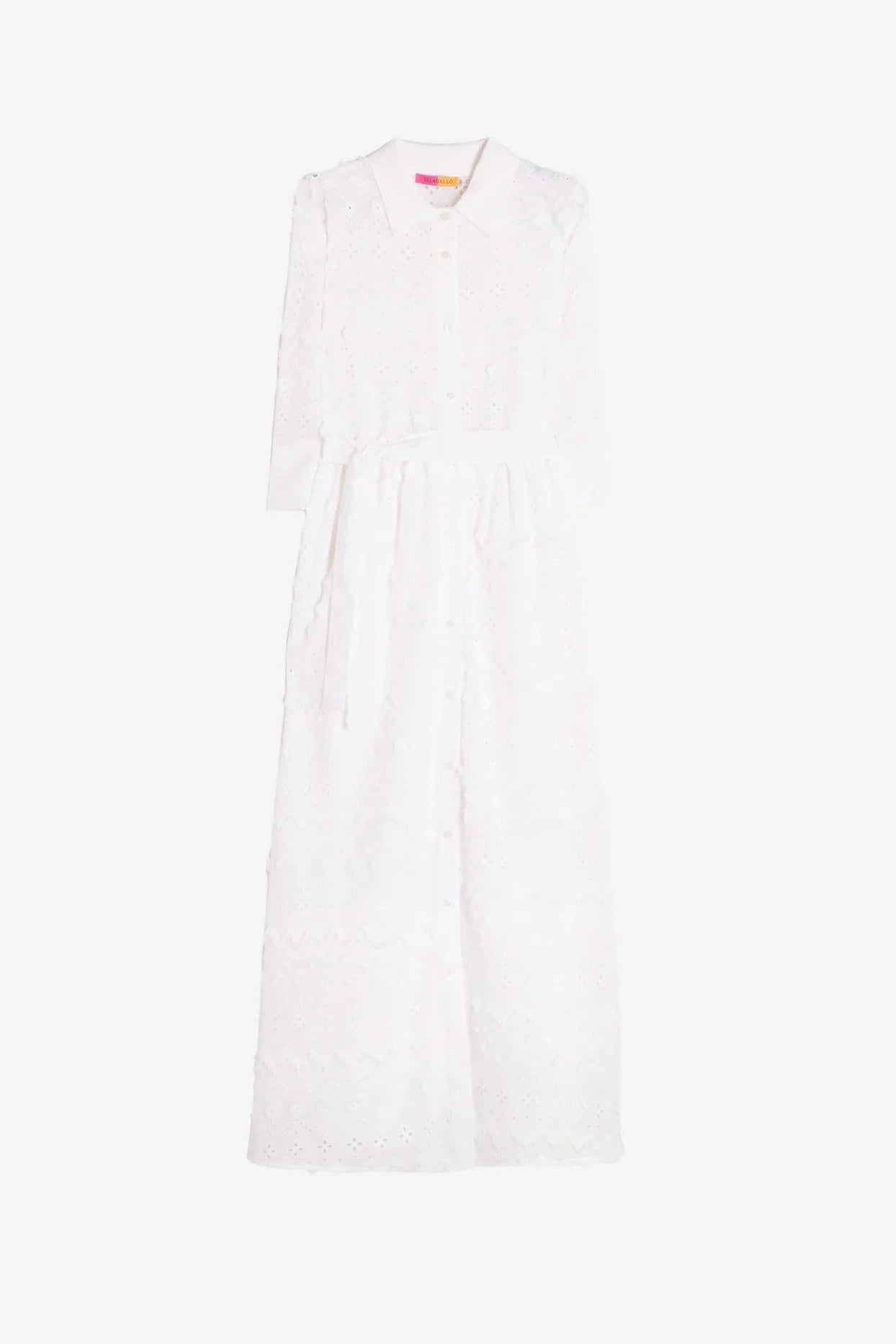 Vestido Blanco Bordado