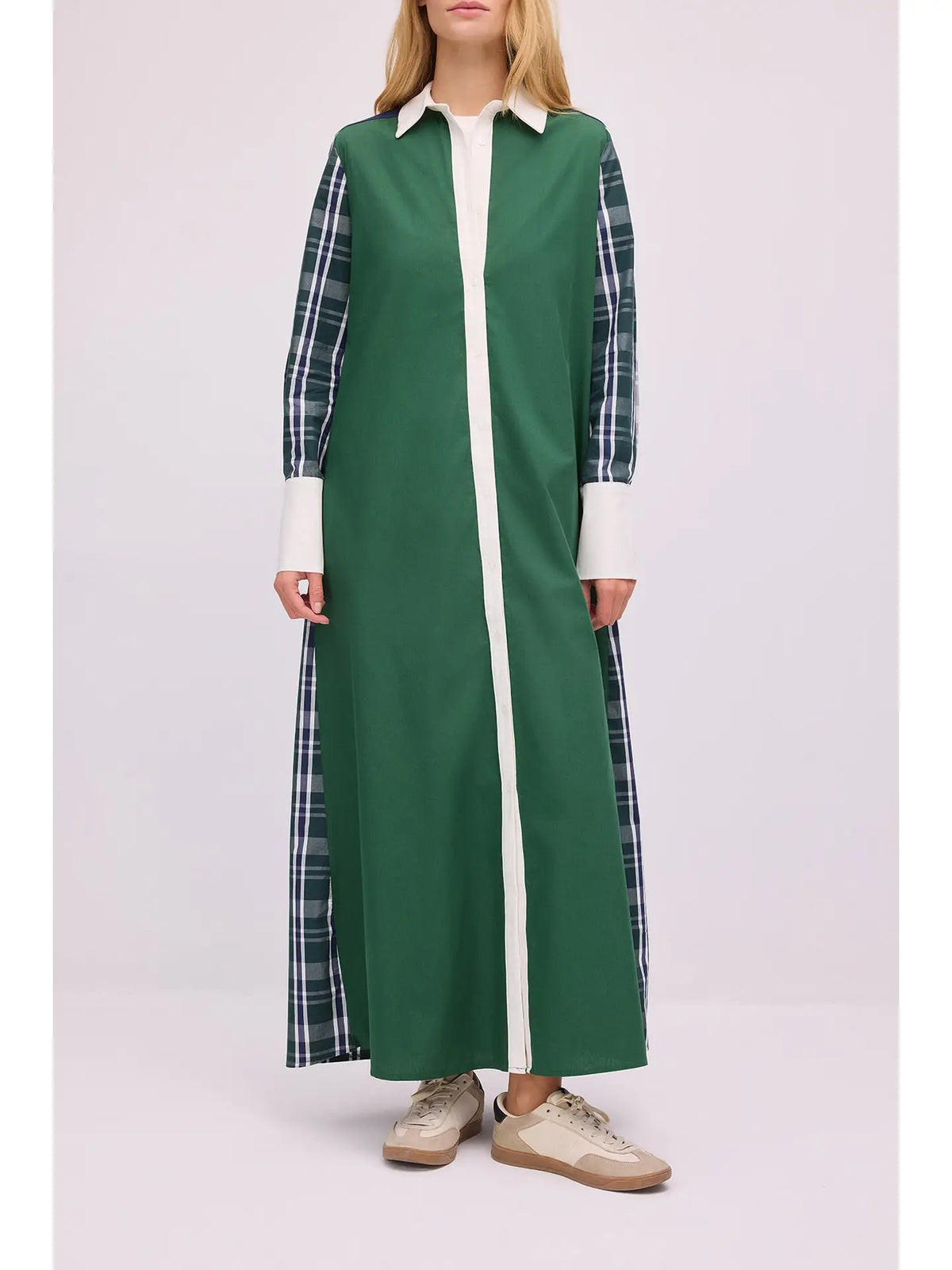 Vestido Camisero Escocés