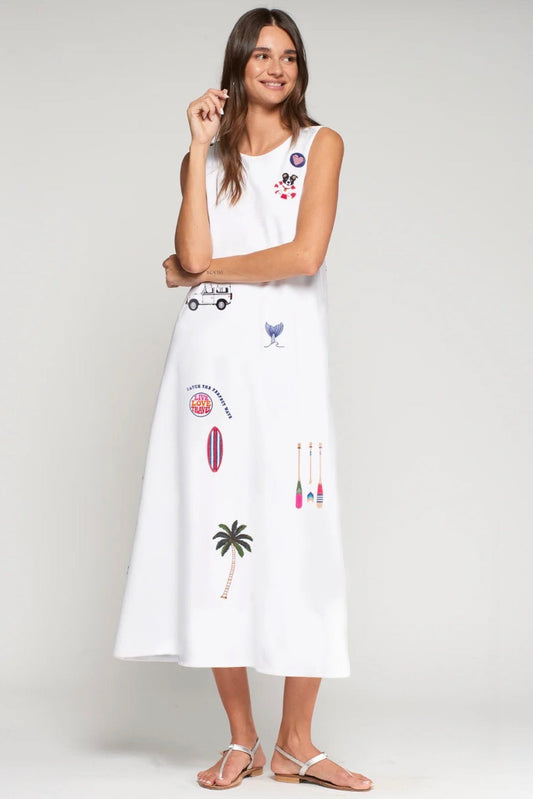 Vestido Bordado Surf