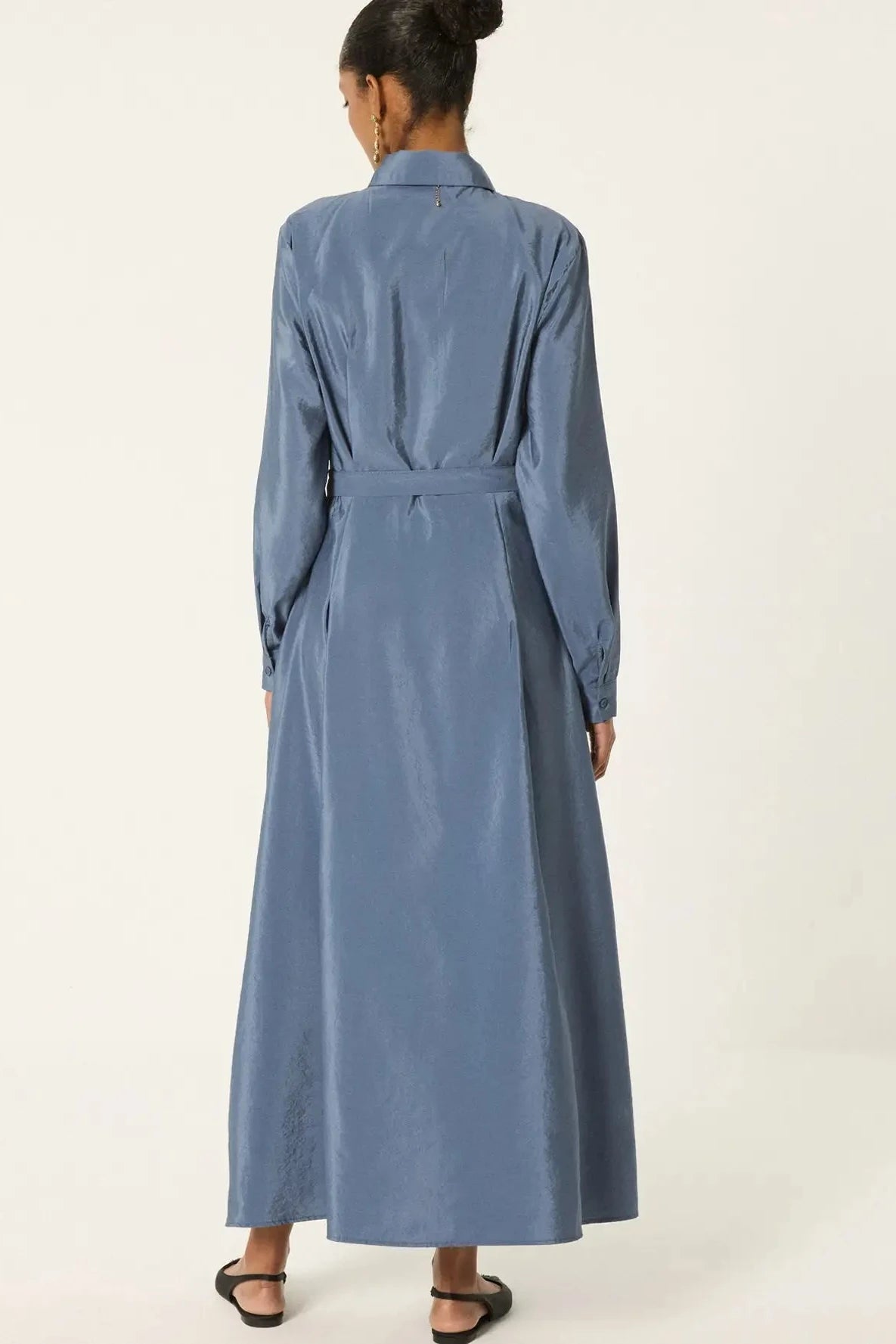 Vestido Camisero Azul