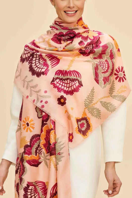 Bufanda Floral