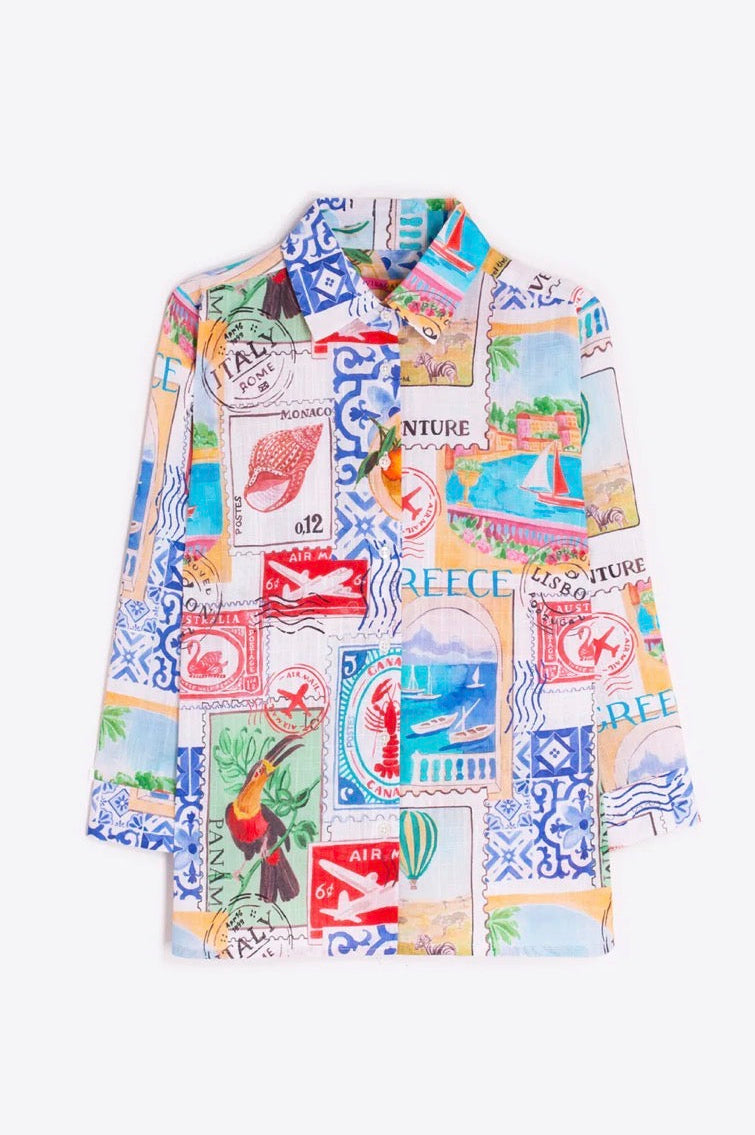 Camisa Sellos Viajes