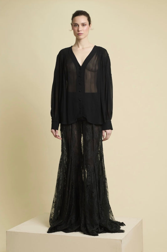 Camisa Margarita Negra
