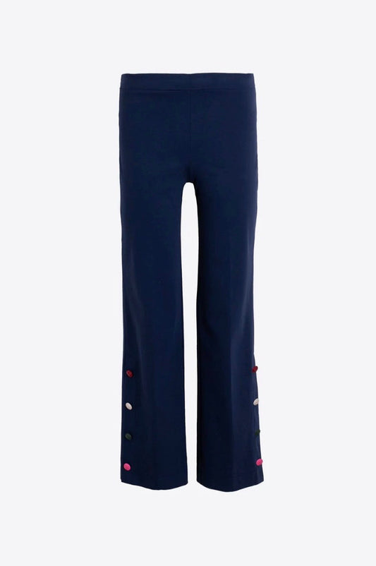 Pantalón Azul Marino Botones