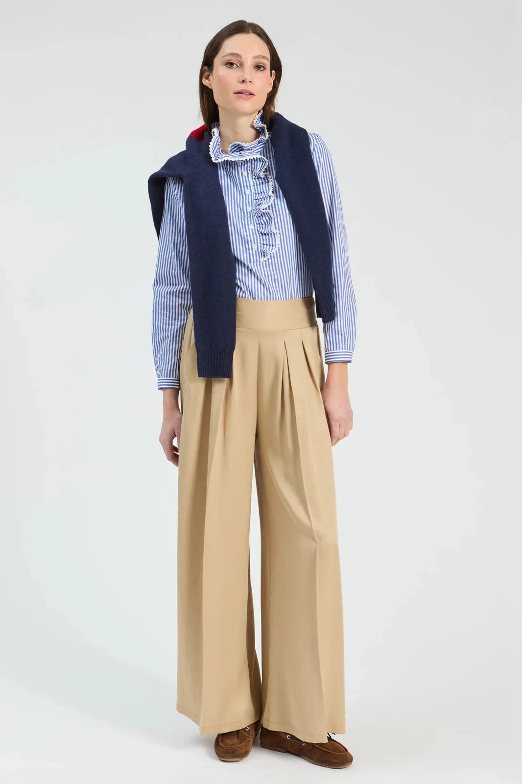 Pantalón Palazzo Camel