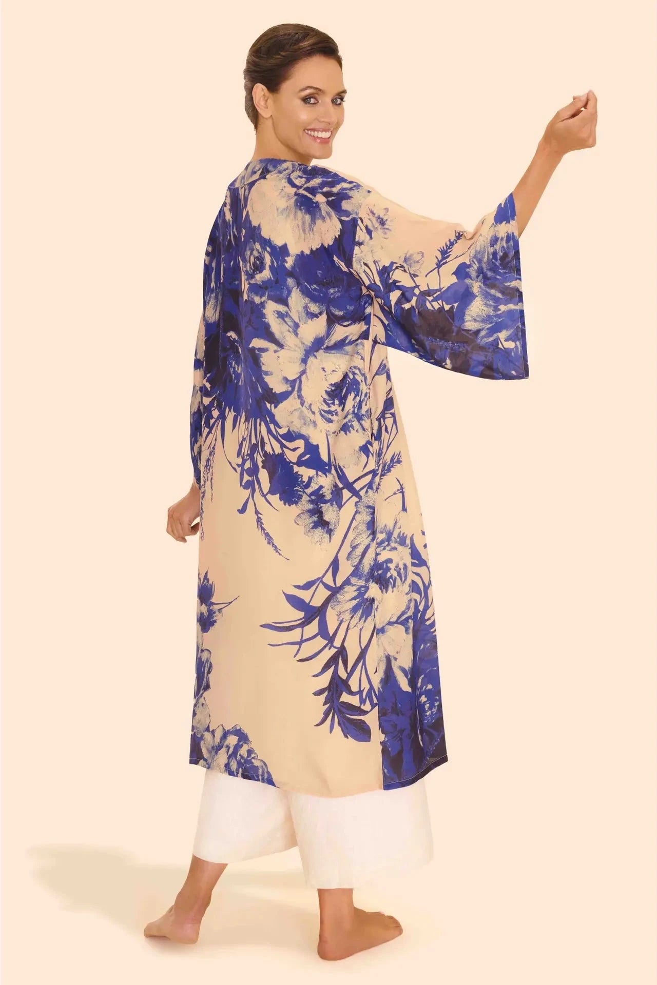 Kimono Blue Blooms