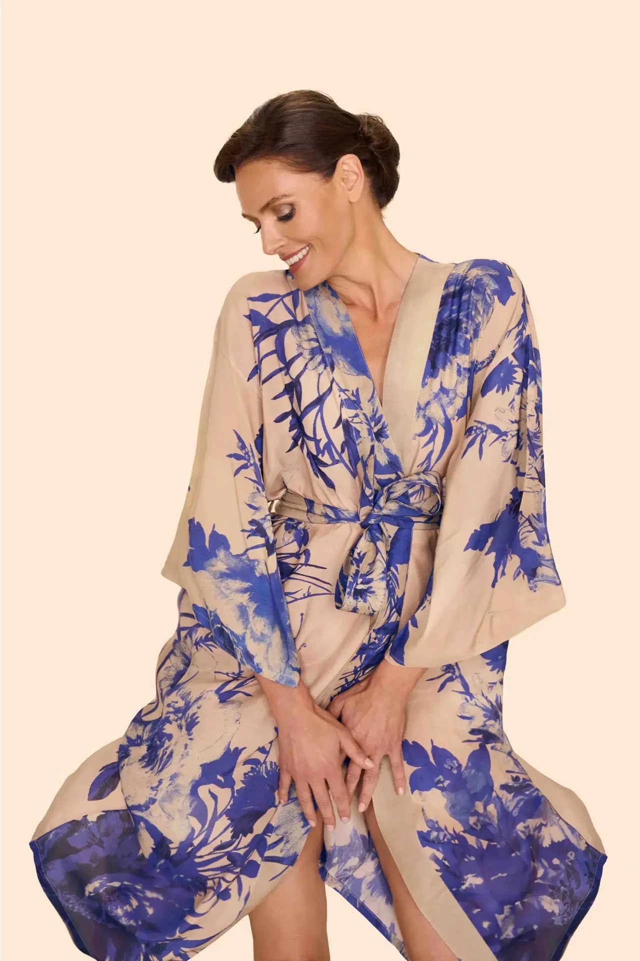 Kimono Blue Blooms