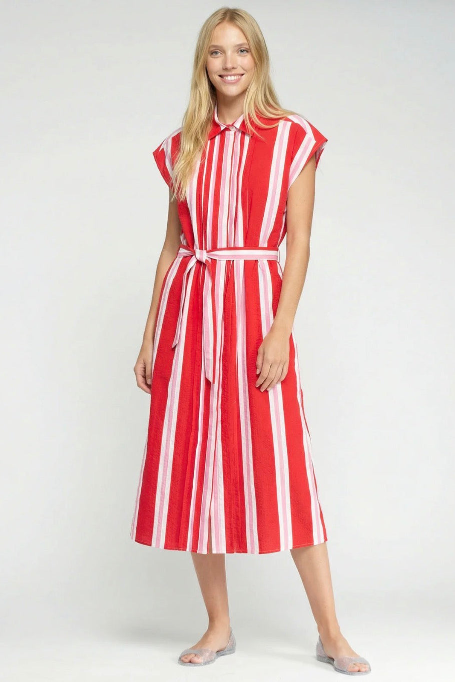 Vestido Jaretas Rayas