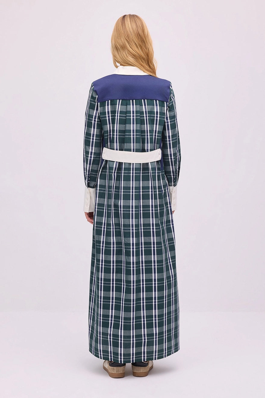 Vestido Camisero Escocés