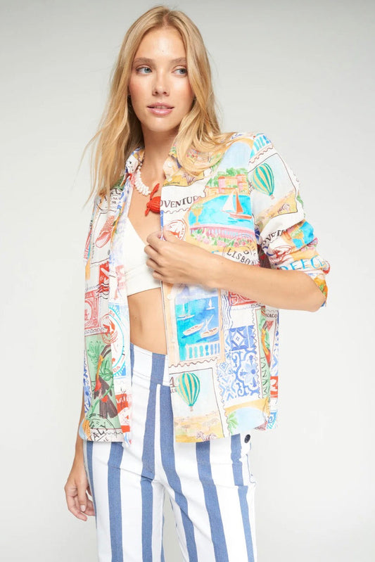 Camisa Sellos Viajes