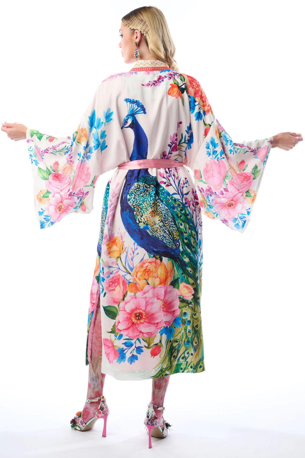 Kimono Blossom Fantasy Blanco