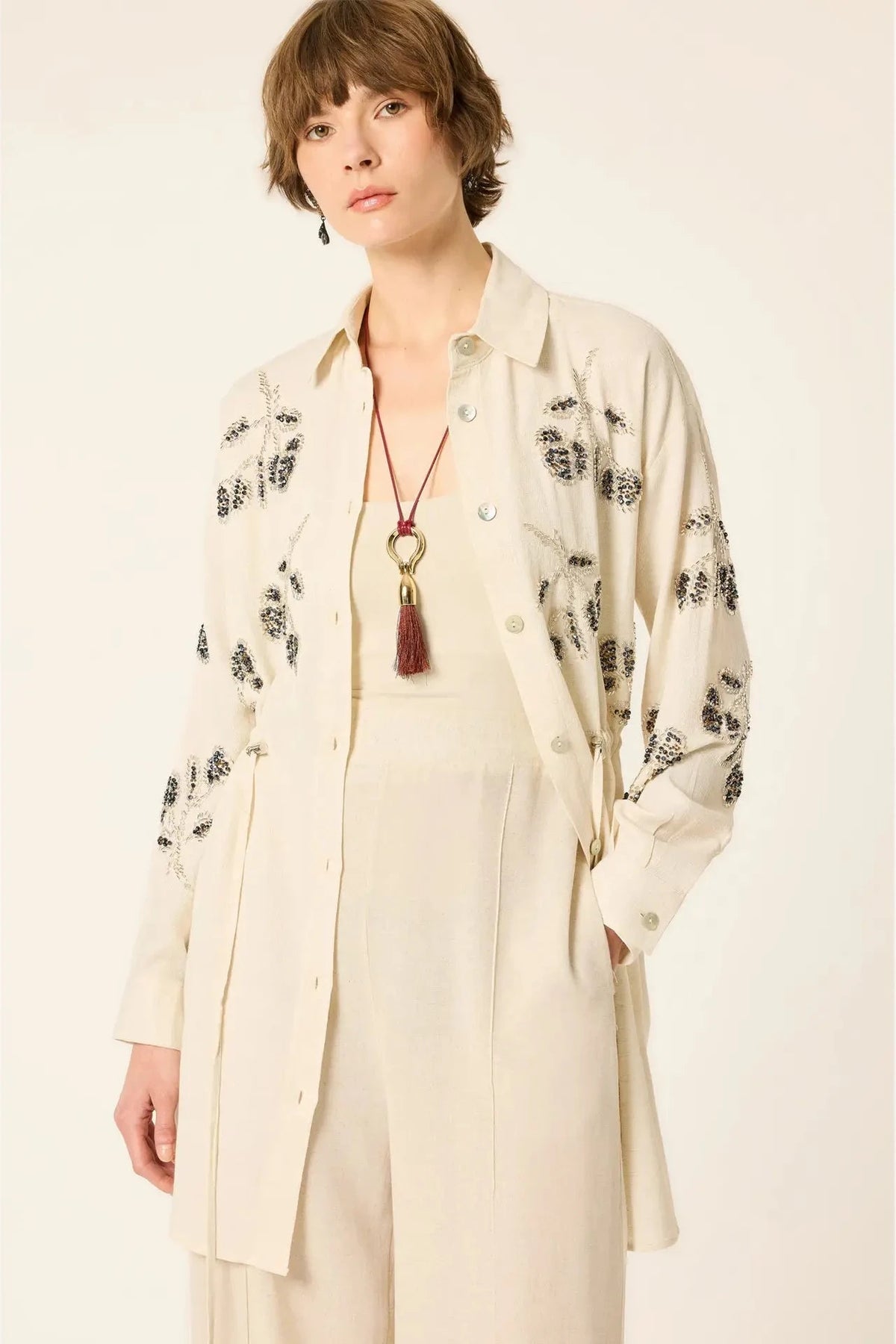 Chaqueta Bordada