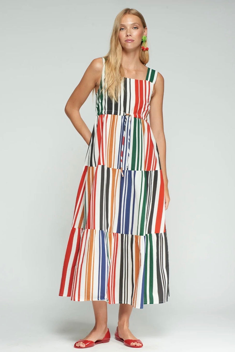 Vestido Tirantes Rayas