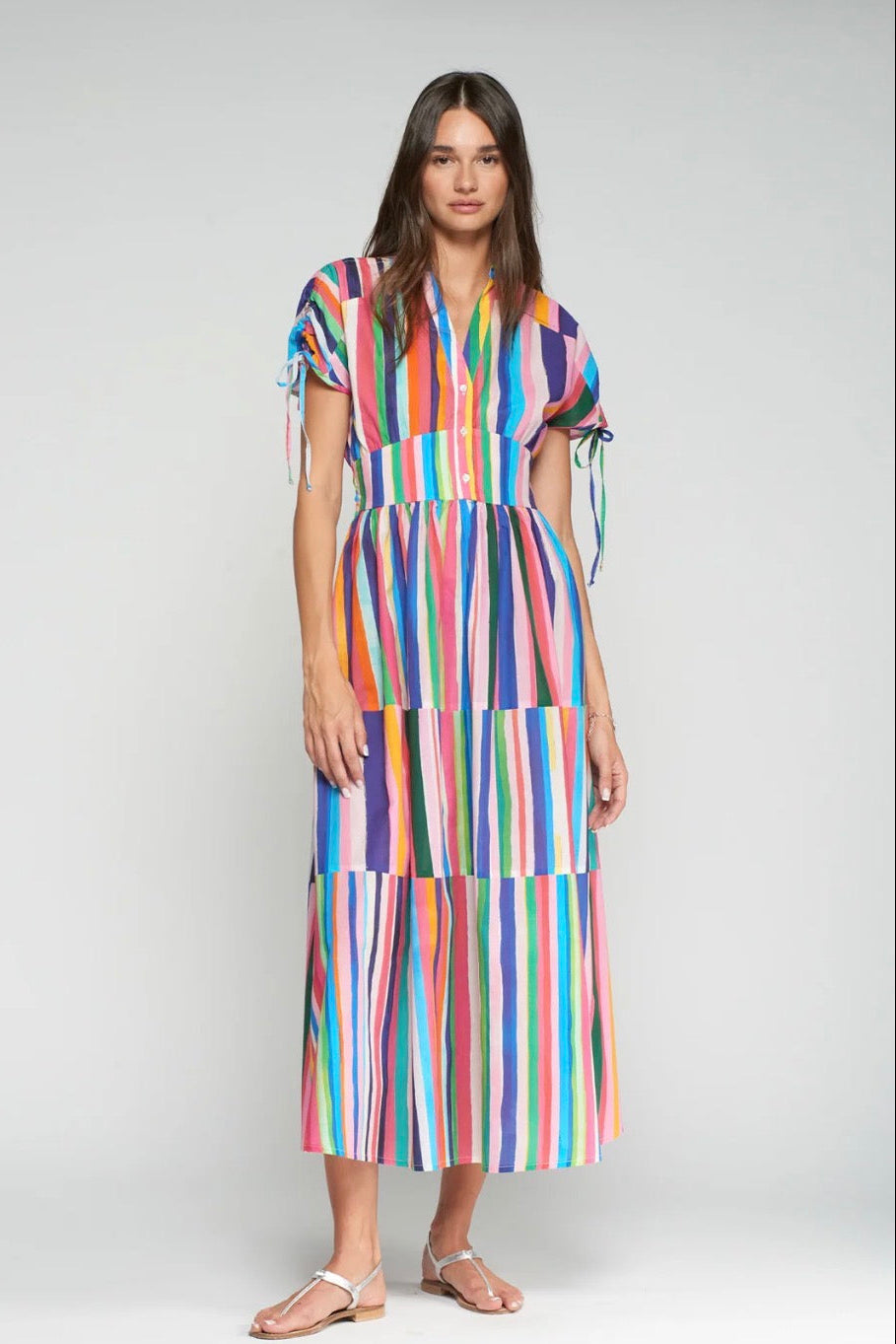 Vestido Rayas Multicolor