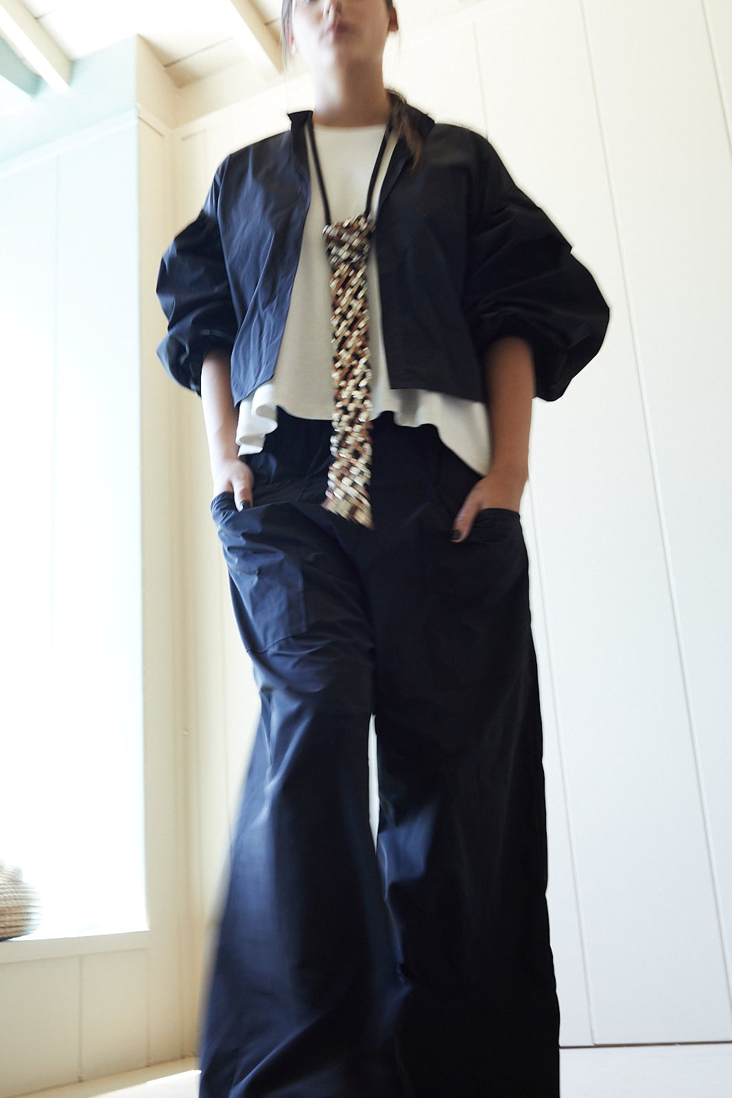 Pantalón Amelie Bolsillos Negro
