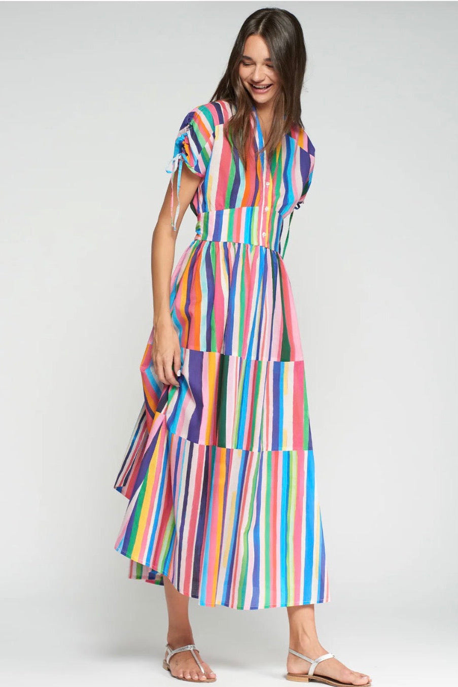 Vestido Rayas Multicolor