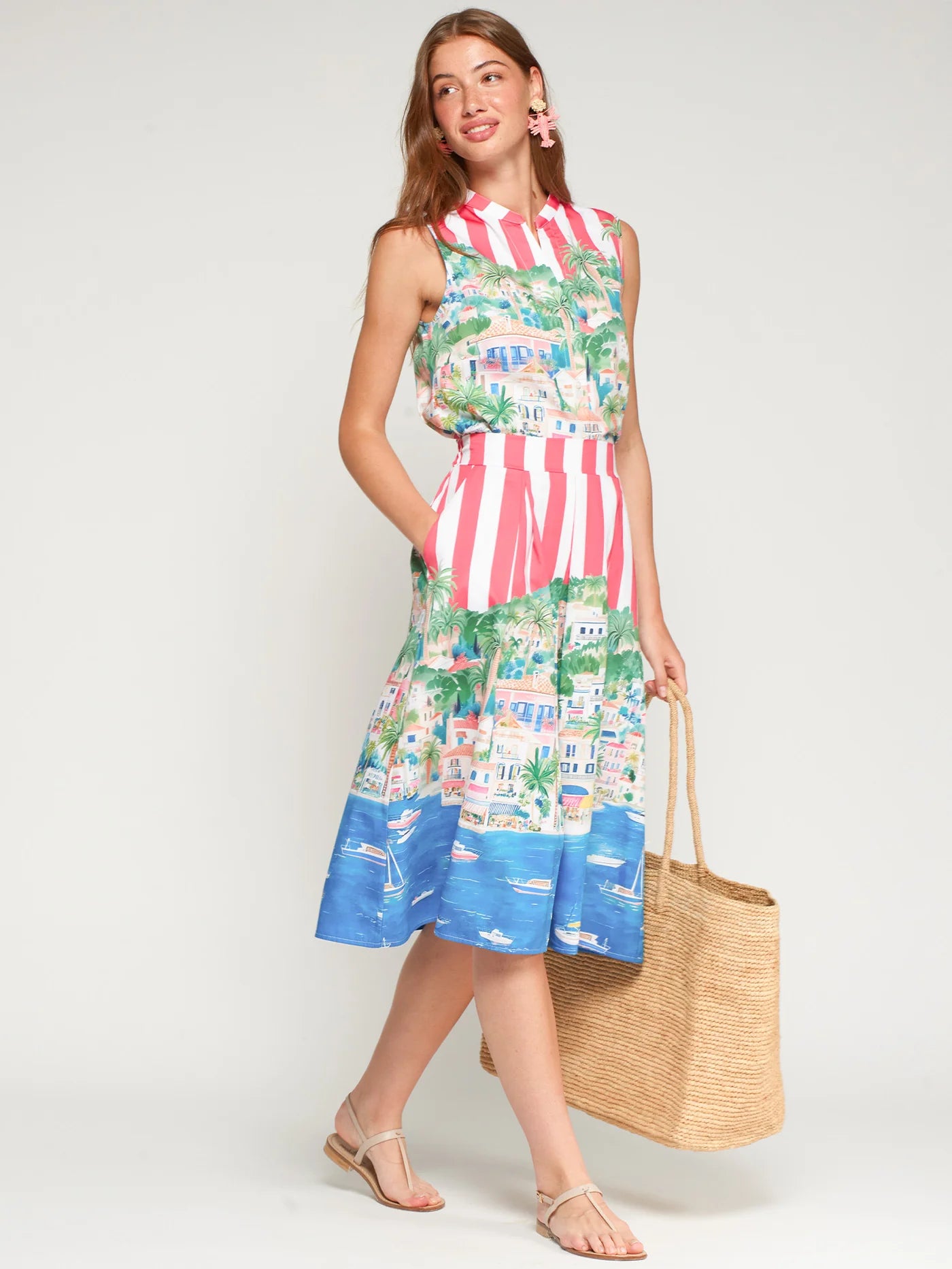 Falda Puerto Banus Rayas