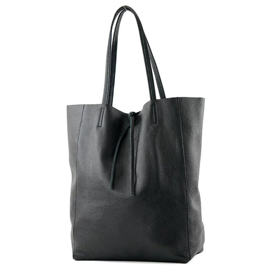 Bolso Tote Bag Negro, Diseño amplio, Maxi Bolso