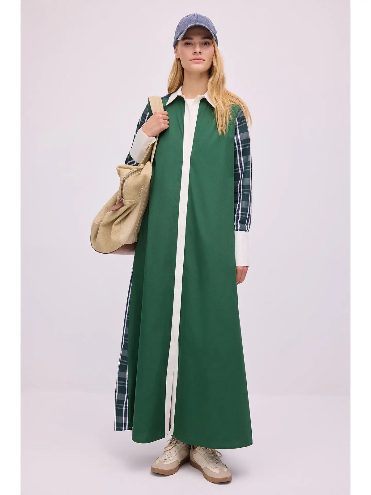 Vestido Camisero Escocés