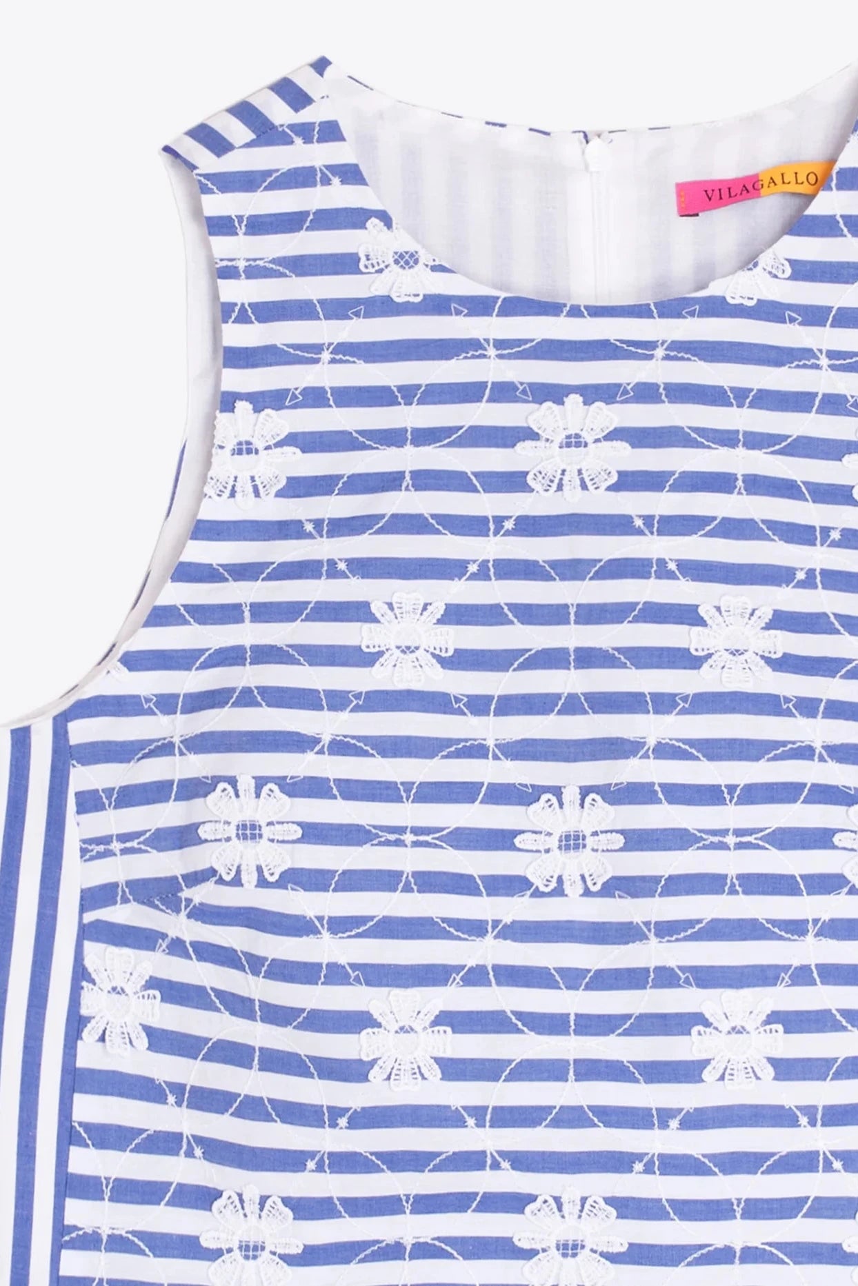 Top Rayas Bordado