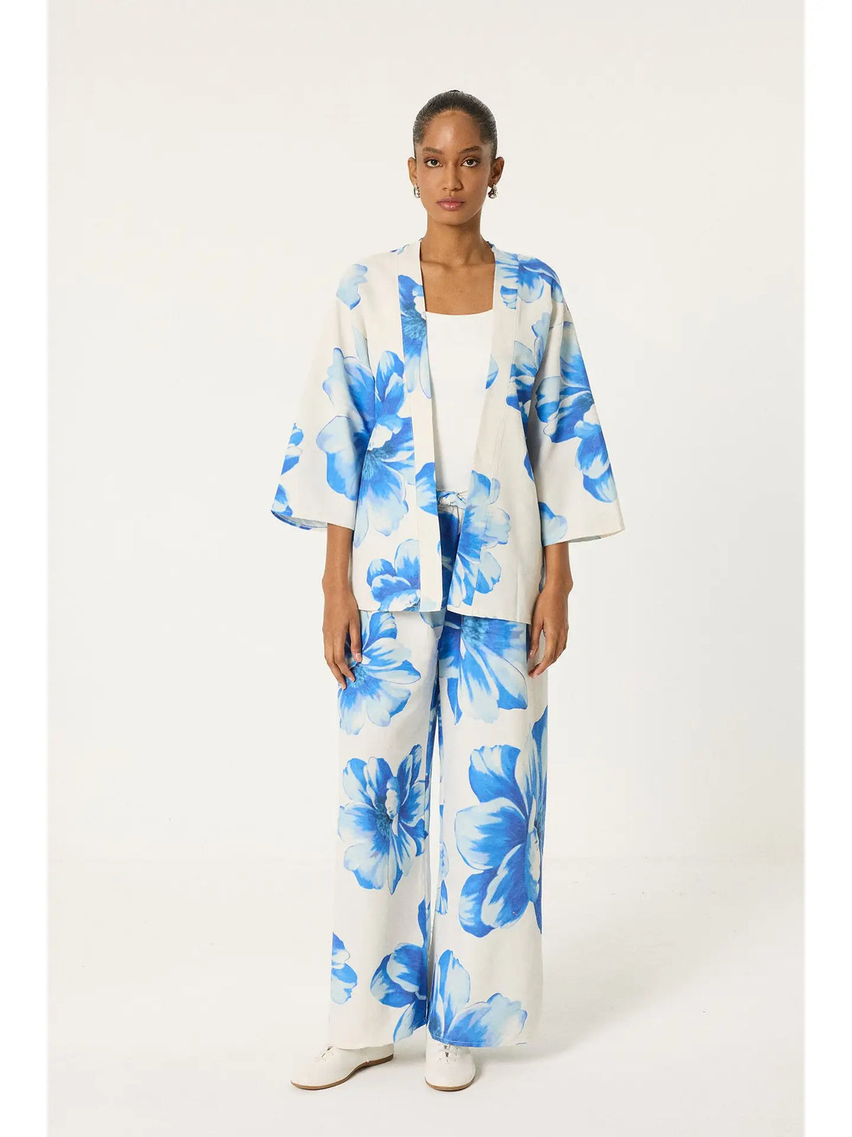 Conjunto Blue Flowers