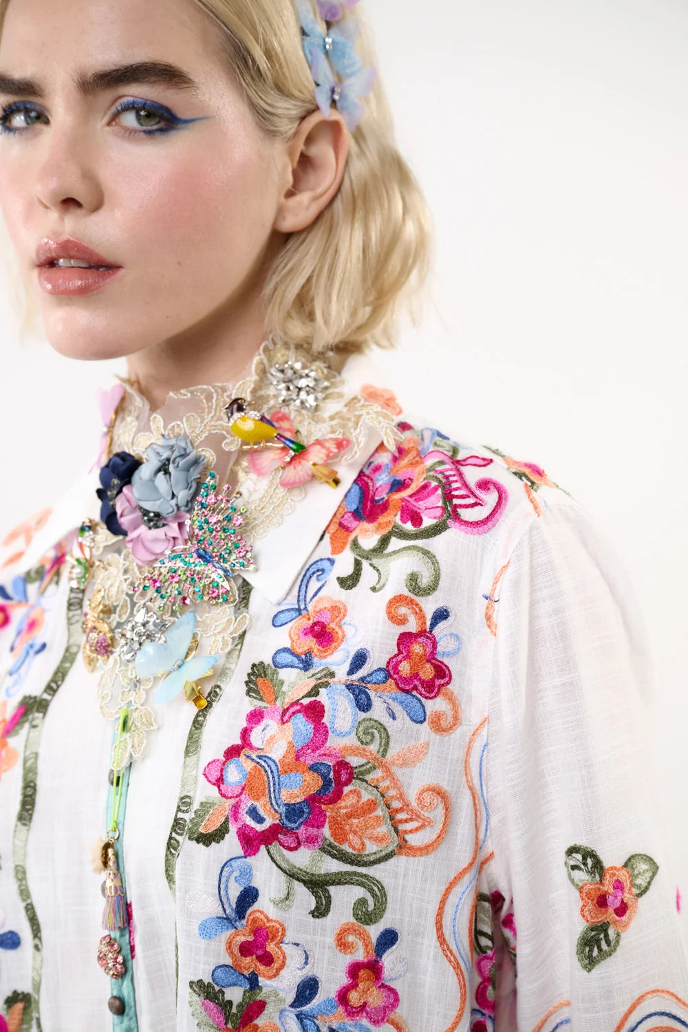 Vestido Beauty Blanco Floral