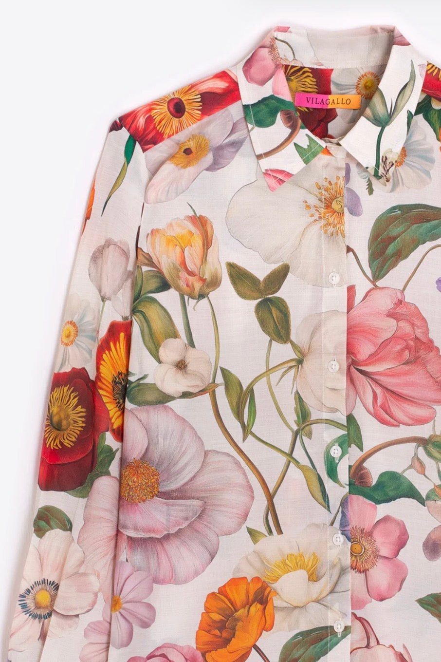 Camisa Flores Multicolor