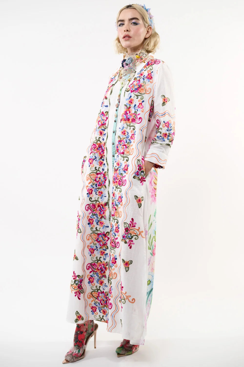 Vestido Beauty Blanco Floral