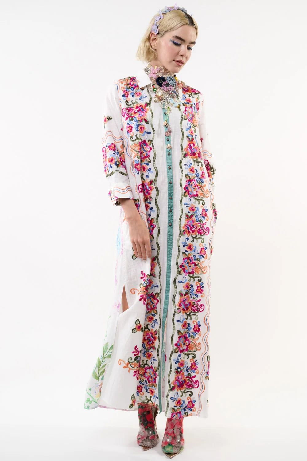 Vestido Beauty Blanco Floral
