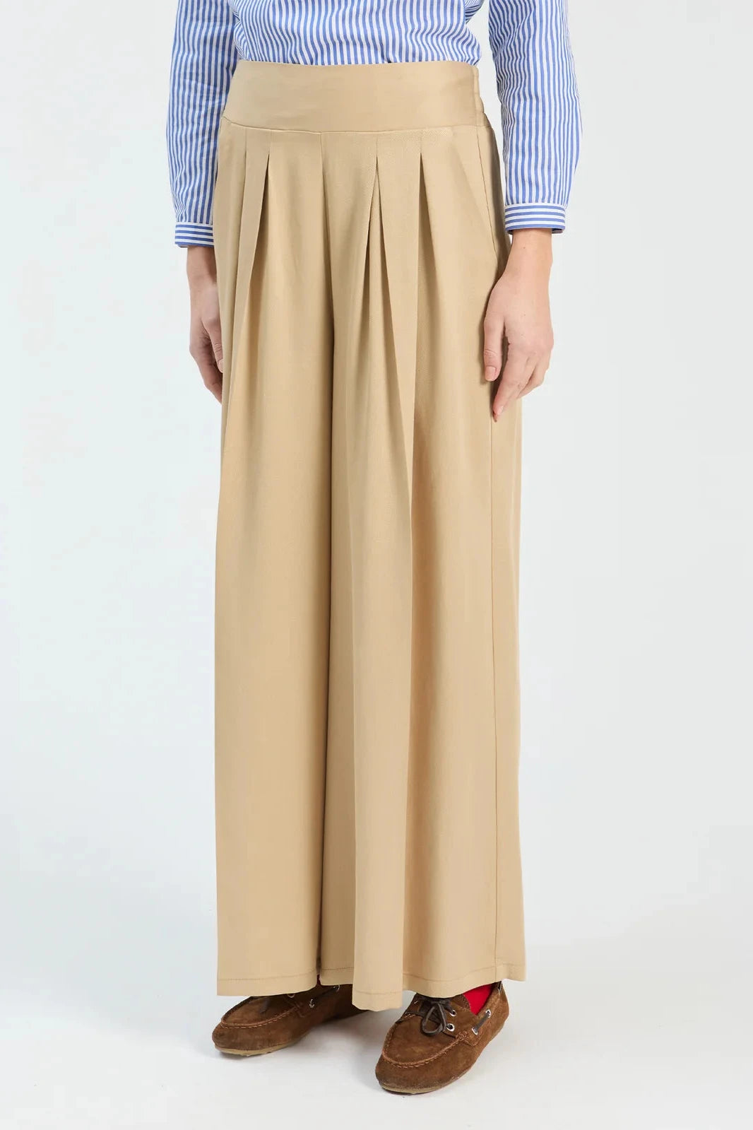 Pantalón Palazzo Camel