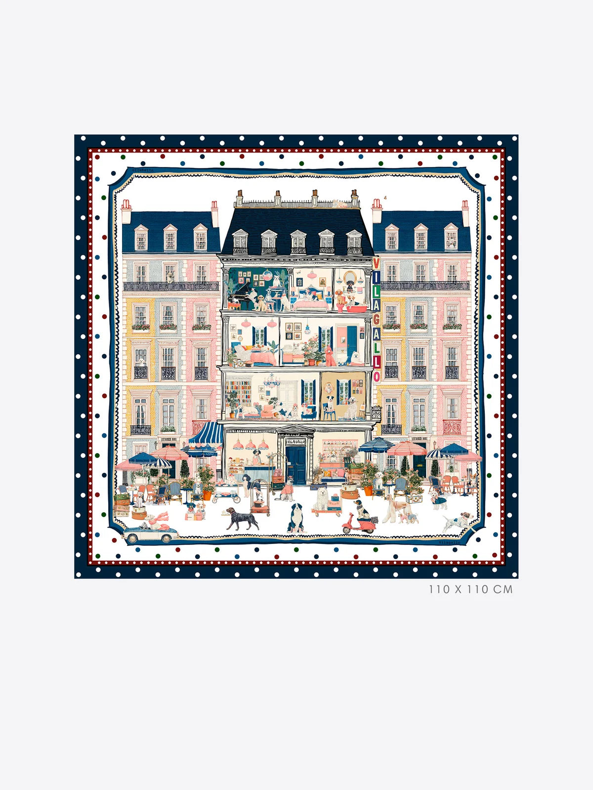 Pañuelo Puppies in Paris