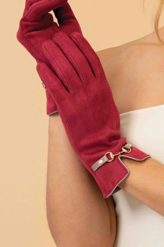 Guantes Kylie Rubí